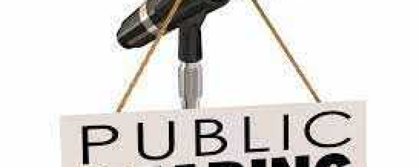 Public hearing